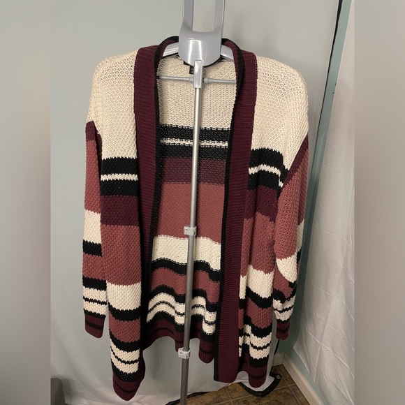 Express Oversized Striped Cardigan‎ size medium - Picture 1 of 6